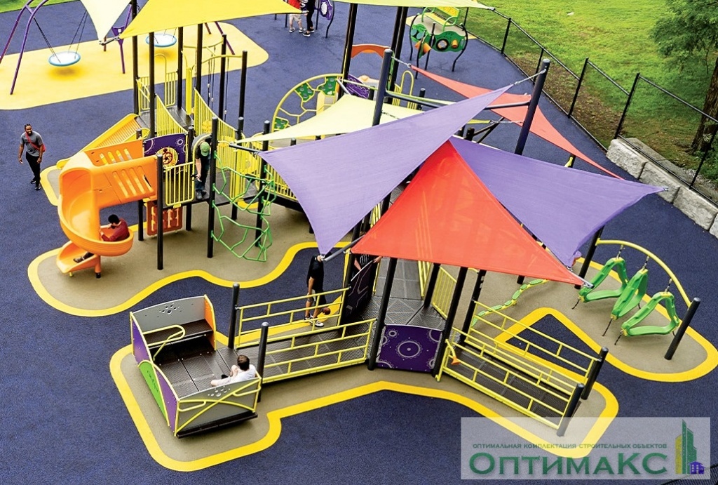 Покрытие для детской площадки и игровых комплексов | Линолеум